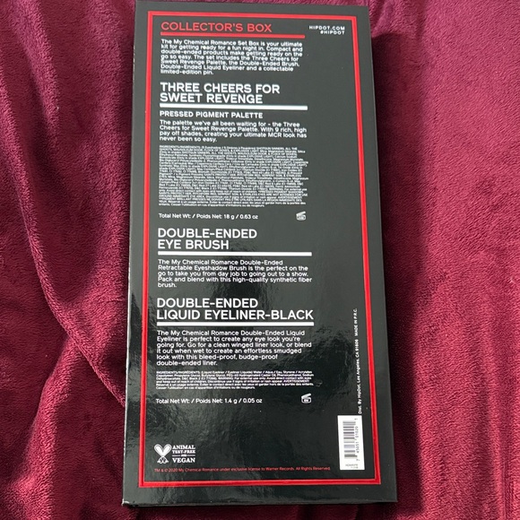 HIPDOT My Chemical Romance Makeup Palette Collectors Box | Never Used - Picture 2 of 5